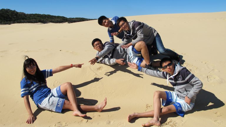 澳洲昆士蘭州教育部國際菁英學生領導統御暨學校體驗營 | 沙很大！看是魯蛇島！