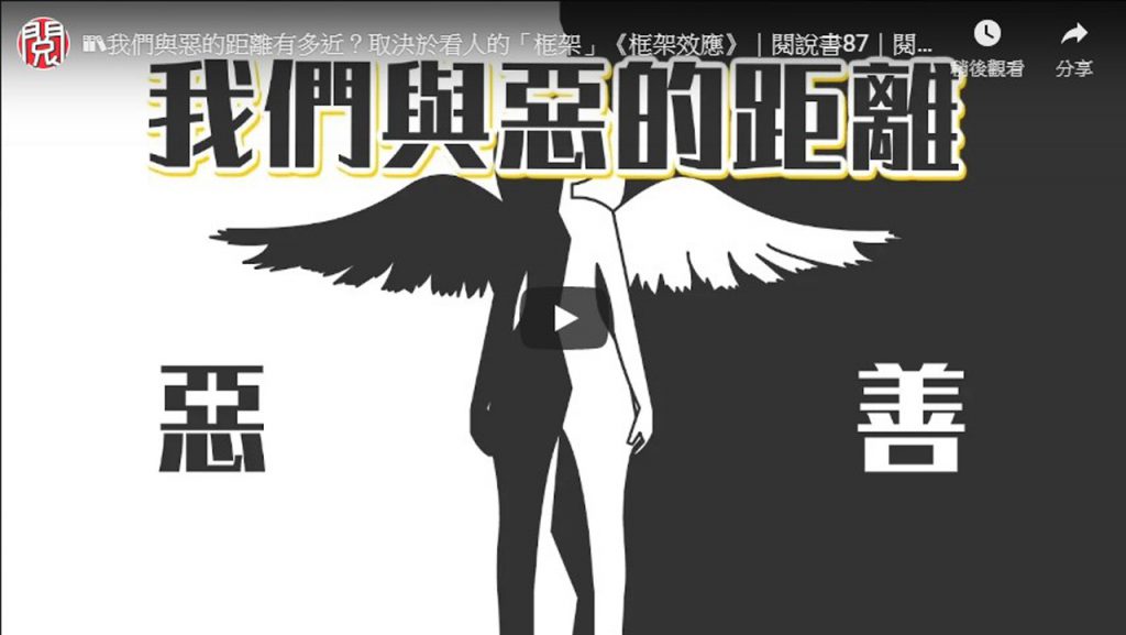 我們與惡的距離有多近？取決於看人的「框架」《框架效應》