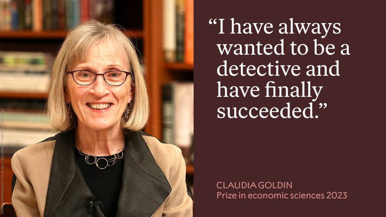 2023諾貝爾經濟學獎》她的研究「增進我們對女性勞動市場 成果的理解」！美國經濟學家戈丁獲得殊榮